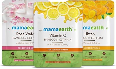 Mama earth masque en tissu bambou ubtan 25g + masque en tissu en bambou à l'eau de rose 25g + masque en tissu à la vitamine c en bambou 25g. Diaytar : La plateforme qui démocratise le shopping en ligne au Sénégal