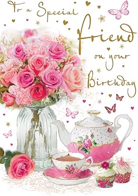 Carte d'anniversaire ami - 9 x 6 pouces - regal publishing