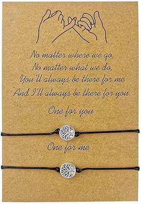 Pinky promise bracelets à distance assortis pour couples, petits amis, meilleurs amis, bracelet d'amitié en corde réglable pour relation avec petit ami, fête des mères, nylon silicone. Votre centre commercial virtuel au Sénégal : Diaytar