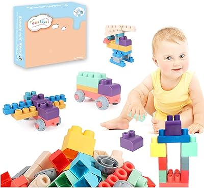 Bloc de construction en caoutchouc souple beauenty jouet éducatif pour l'éducation