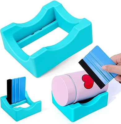Porte-gobelet pour tasses, porte-gobelet en silicone antidérapant avec raclette en feutre, mini porte-gobelet