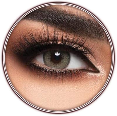 Lentilles de contact originales lensme olivine, lentilles de contact cosmétiques unisexes, jetables semestrielles