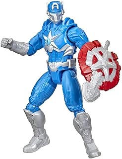 Jeu marvel captain america mech strike monster hunters d'avengers, figurine articulée 6 pouces