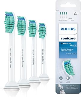 Têtes de brosse souples philips sonicare hx6014, blanches, 4 pièces (paquet de 1)