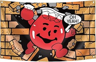Kool aid man flag 3 x 5 pieds man cave wall flag