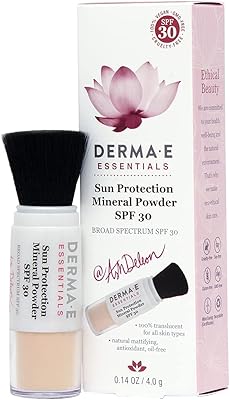 Poudre de protection solaire minérale derma-e spf 30, 4g