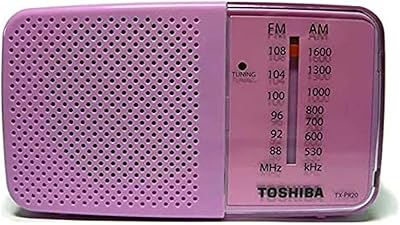 Radio am fm de poche portable toshiba tx-pr20 - rose
