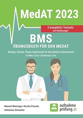 Cahier d'exercices bms pour le medat : biologie, chimie, physique, mathématiques pour le test