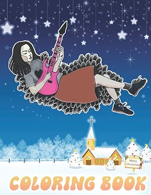 Livre de coloriage de noël mitski pour fans hommes femmes adolescents enfants