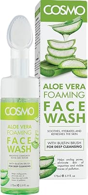 Nettoyant moussant pour le visage cosmo skin care à l'extrait d'aloe vera