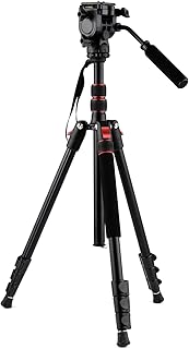 Trépied de caméra portable en aluminium cool rc 200 cm/78,7" support réglable