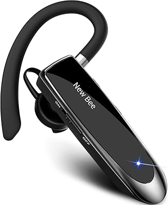 Écouteur bluetooth mains libres 24 heures pour appels téléphoniques avec étui