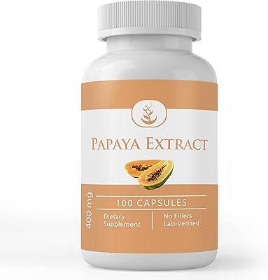 Extrait de papaye (100 gélules) naturel pour les cheveux la peau et la digestion*