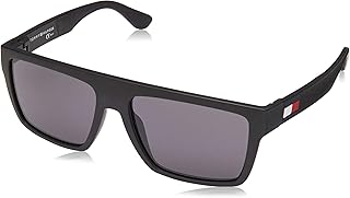 Lunettes de soleil carrées tommy hilfiger pour hommes th1605/s