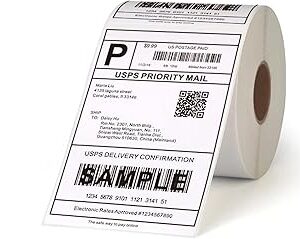 Étiquettes d'expédition thermique directe zonic 4x6" compatibles avec l'imprimante zebra gk420t. Diaytar : Votre shopping, nos meilleurs prix