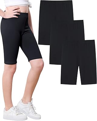 Shorts de vélo pour filles sous les robes leggings courts en coton