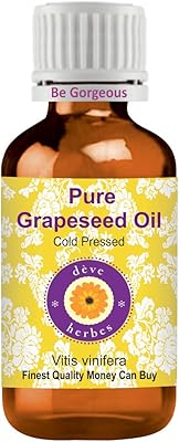 Huile de pépins de raisin pure dave herbs (vitis vinifera) de qualité thérapeutique