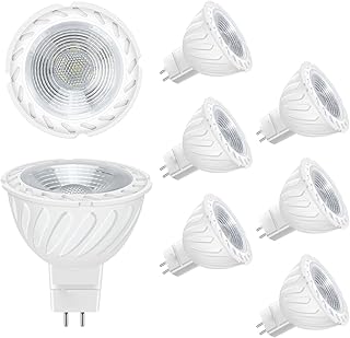 Ampoules led zelux mr16 - 6 watts, culot gu5.3 à double broche, blanc