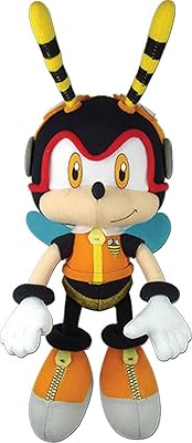 Ge animation eastern ge52680 poupée en peluche charmy sonic le hérisson, 8,5 pouces