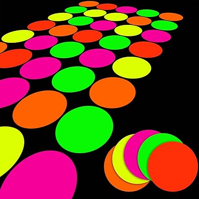 25 feuilles de néon par wellbond, fournitures de décoration de fête lumineuses, piste