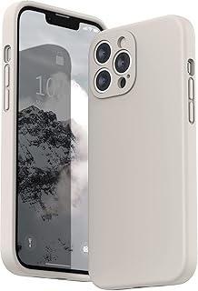 Coque en silicone compatible avec iphone 14 pro, coque en gel liquide en caoutchouc souple, anti-choc, anti-rayures, anti-traces de doigts et anti-chute (non originale) (iphone 14 pro, blanc). Diaytar : Parce que bien acheter, c'est économiser