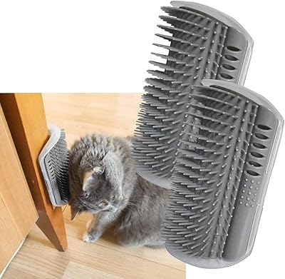 Brosse d'auto-toilettage suzago pour chat | lot de 2 peigne à