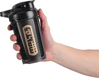 Bouteille shaker mantis de 500 ml, parfaite pour les shakes protéinés et le pré-entraînement,