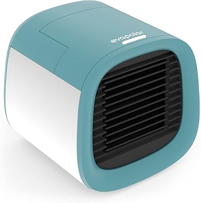 Refroidisseur d'air personnel portable evapooler 7,5 watts d'evashell - bleu