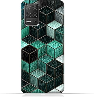 Coque de protection en tpu amc design pour realme 8 5g avec motif