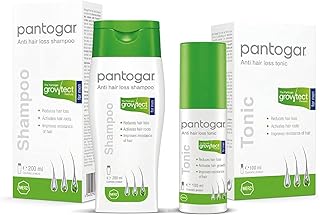 Ensemble shampooing et tonique anti-chute pantogar pour hommes formule grotec originale