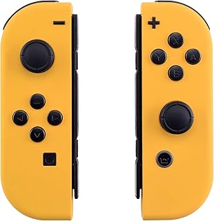 Extremerate soft touch grip attention jaune boîtier de contrôleur portable joycon avec ensemble complet de boutons, coque de remplacement diy pour nintendo switch joy-con - coque de console non incluse. L'expérience e-commerce réinventée par Diaytar au Sénégal