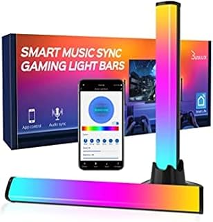 Bande lumineuse intelligente salafar avec rétroéclairage ambiant rvb synchronisé avec la musique, bande