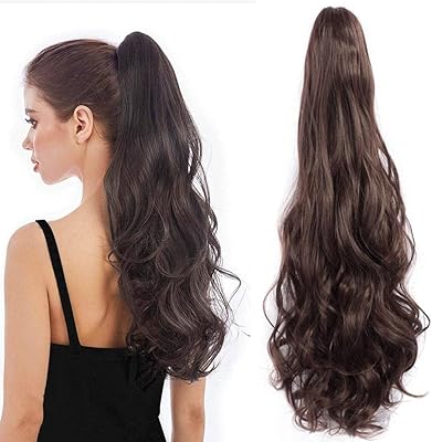 Goodern pony tail hair long wavy postiche extensions de queue de cheval