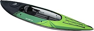 Kayak gonflable convertible aquaglide navarro avec sol drop stitch, vert