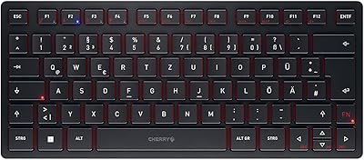 Mini clavier multi-appareils cherry kw 9200 pour jusqu'à 4 appareils design