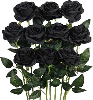 Bouquet de fleurs en fausse soie noire loui yu pour décoration de fête
