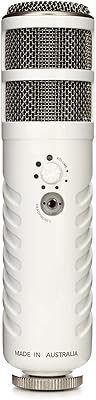 Microphone de diffusion dynamique routière avec grand diaphragme et port usb pour mac