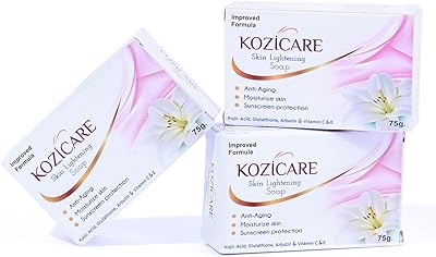 Savon éclaircissant cosicare à l'acide kojique au glutathion et l'arbutine 75 g paquet