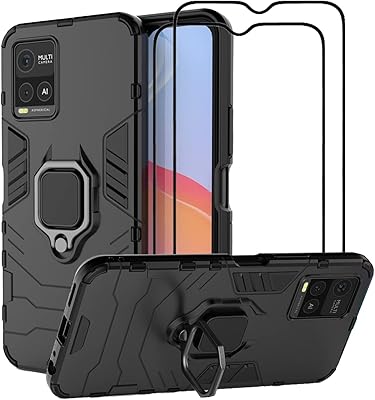 Coque easy life go avec support et protecteur d'écran en verre trempé