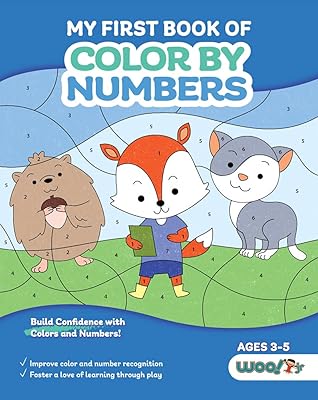 Mon premier livre de couleurs par numéros