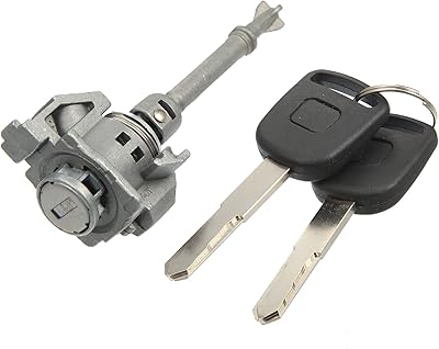 X auto hooks ensemble cylindre de serrure de porte côté conducteur avec 2