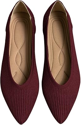 Ballerines plates à bout pointu tingrays pour femmes, chaussures de ballet confortables à