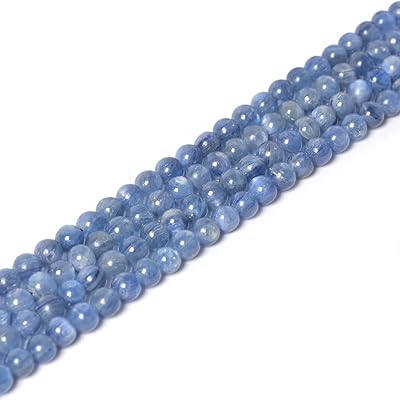 Perles rondes en cristal de guérison en kyanite de 4 mm, en vrac