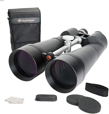 Télescope astronomique celestron skymaster 25x100 avec sac de transport de luxe, conception robuste
