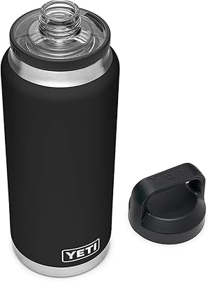 Bouteille yeti rambler 36 oz, isolée sous vide, en acier inoxydable avec couvercle
