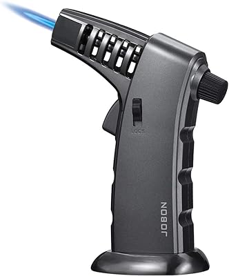 Allume-cigare rechargeable au gaz butane coupe-vent jobon avec verrouillage d'allumage de sécurité réglable