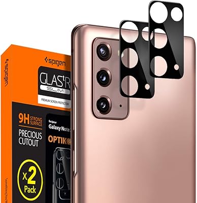 Protecteur d'écran pour objectif d'appareil photo spigen optic [pack de 2] conçu