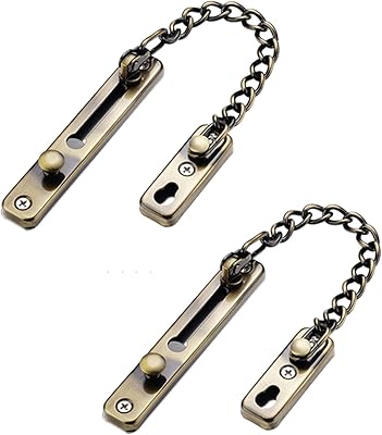 Loquet de portail 2 pièces avec serrure antivol à ressort et offre une protection