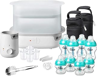 Biberon anti-colique avancé tommee tippee, kit d'alimentation complet, bleu, lot de 1