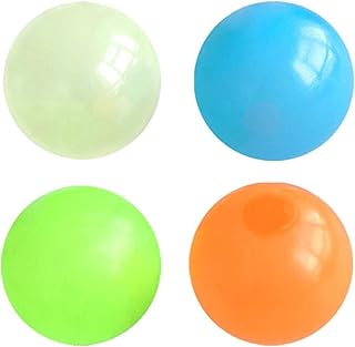 Umm ana 4 pièces de balles anti-stress qui brillent dans le noir, balles